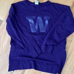 Pink brand soft University of Washington sweatshirt - size small